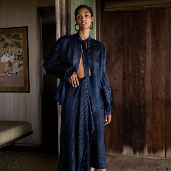 Savannah Morrow Other - NEW Savannah Morrow Sunset Sarong Indigo